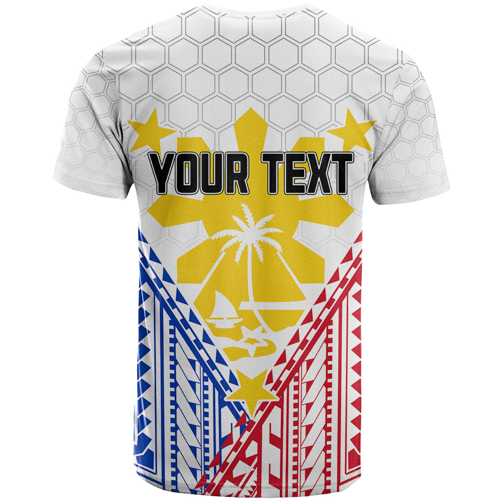 Personalised Philippines Mix Guam T-Shirt Filipino Flag Style Graphic Tee