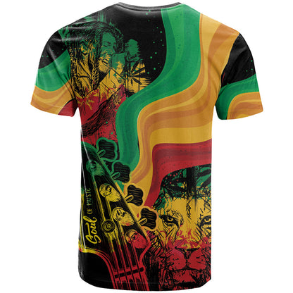 Reggae Day T-Shirt One Love One Heart Graphic Tee