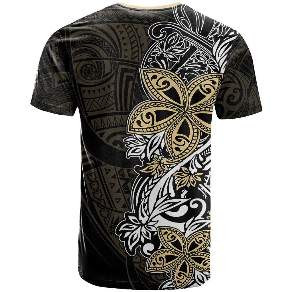 Polynesian Pride T-Shirt Tiare With Plumeria Mix Style Graphic Tee