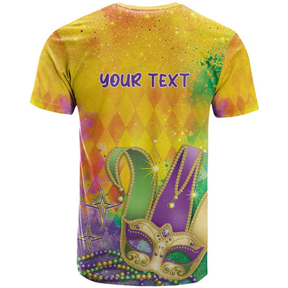 Mardi Gras T-Shirt Watercolor Mix - Carnival Bling Graphic Tee