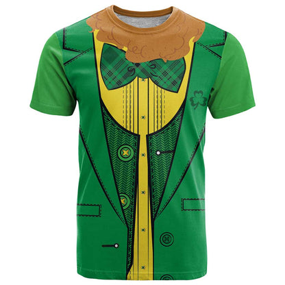 St.Patrick Leprechaun Inspired Funny T-Shirt Graphic Tee
