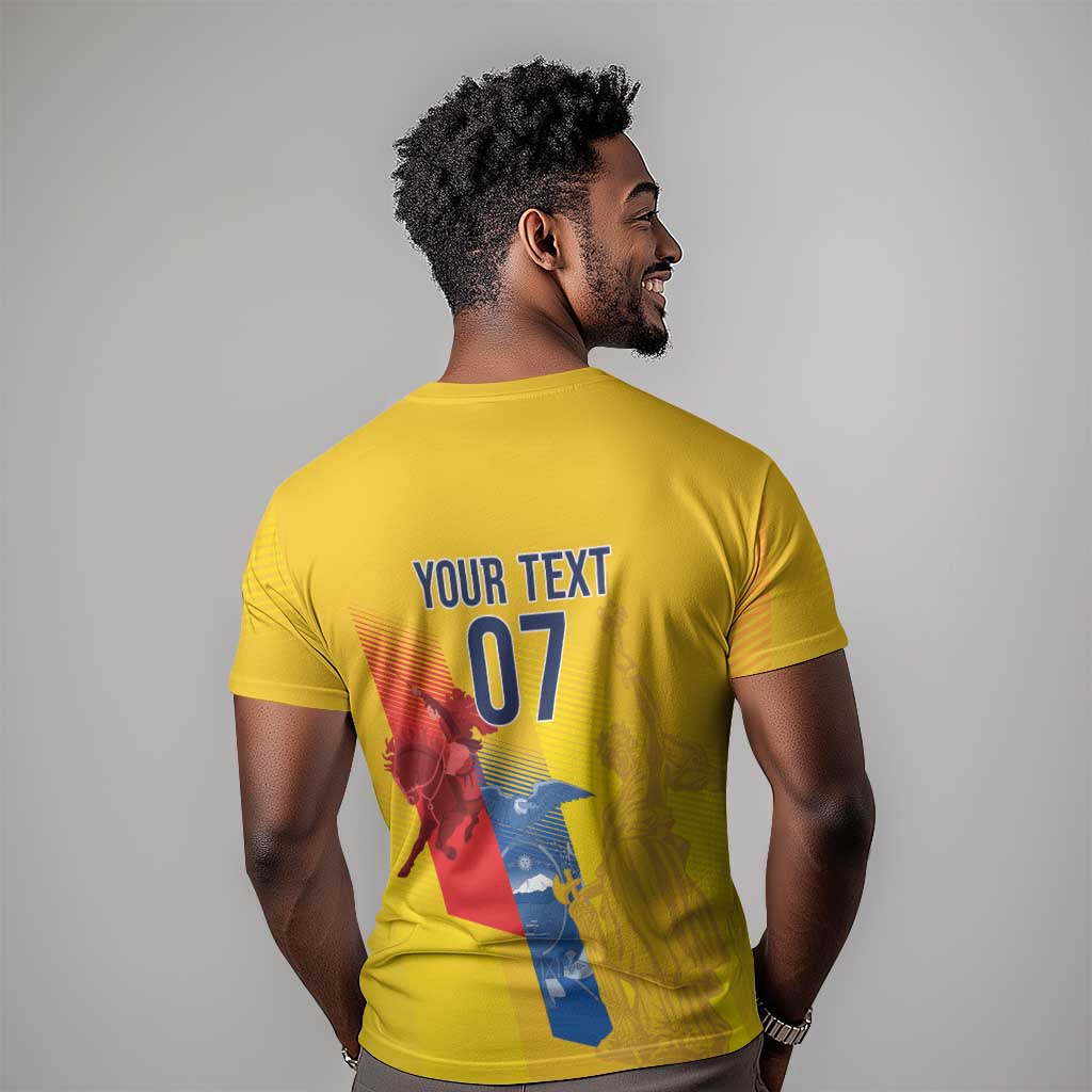 Ecuador Football Custom WC2026 T-Shirt Historical Symbols Graphic Tee