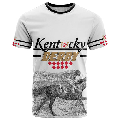 Kentucky Horse Racing T-Shirt The Race For The Roses Graphic Tee