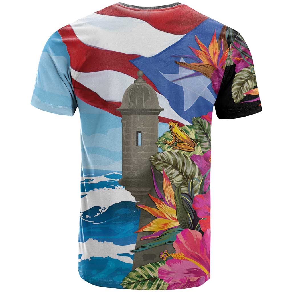 Puerto Rico El Morro T-Shirt Boriken Seascape Graphic Tee