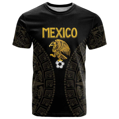 Mexico Football Custom T-Shirt Viva Mexicana Aztec Inspired Graphic Tee