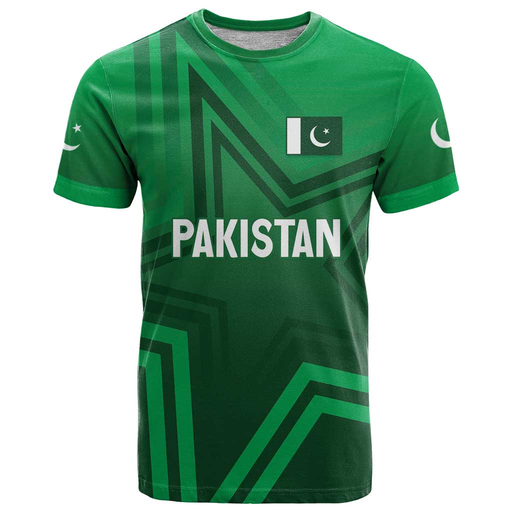 Pakistan Cricket World Cup 2024 T-Shirt Star Jersey Inspired Graphic Tee