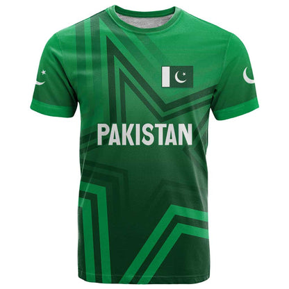 Pakistan Cricket World Cup 2024 T-Shirt Star Jersey Inspired Graphic Tee