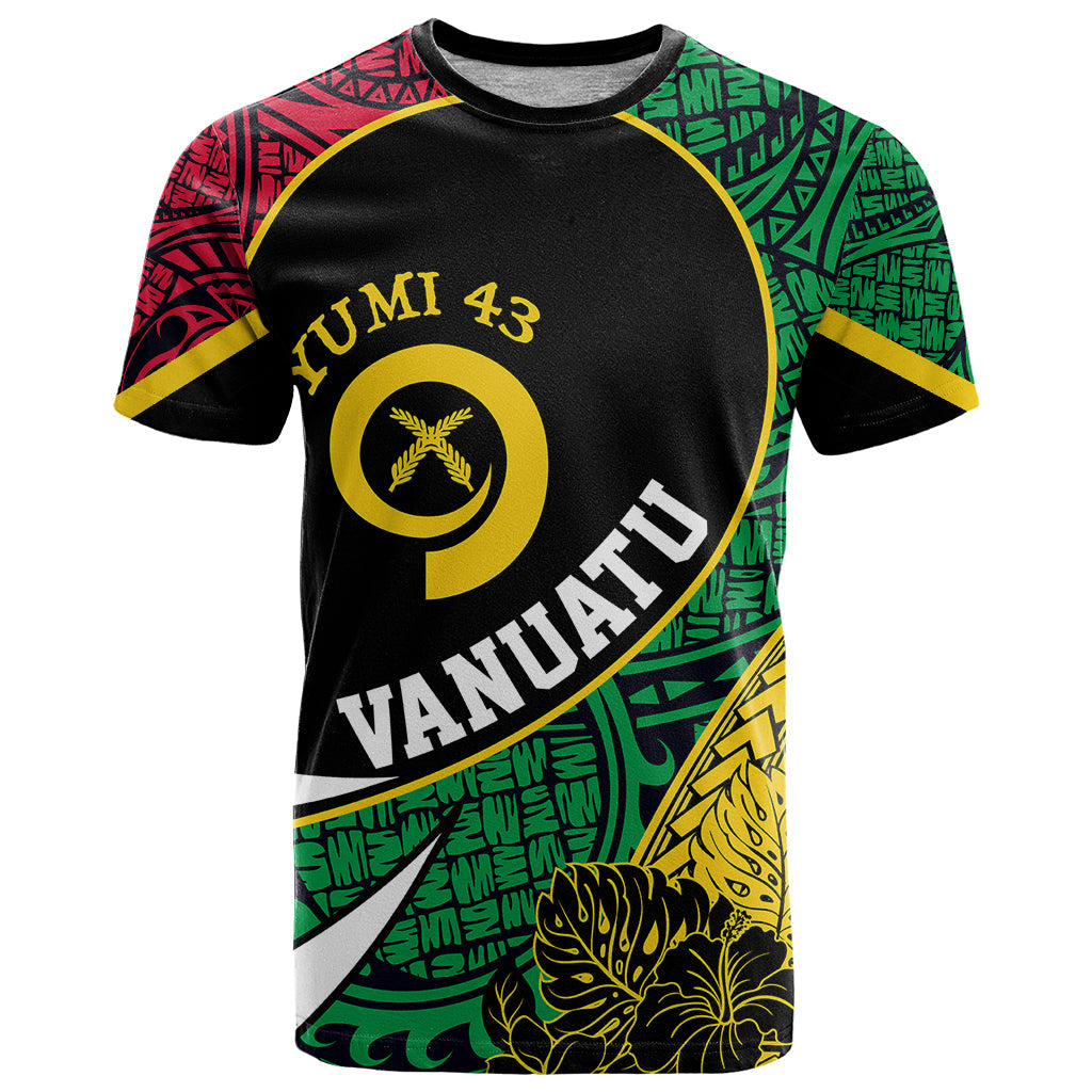 Personalised Vanuatu T-Shirt Independence Day Yumi 43 Graphic Tee