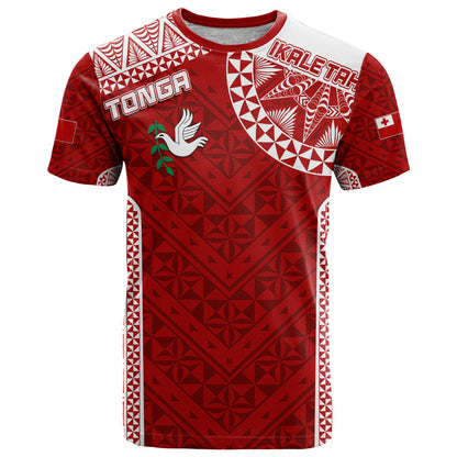 Personalised Tonga Rugby T-Shirt Ikale Tahi Champions World Cup Graphic Tee