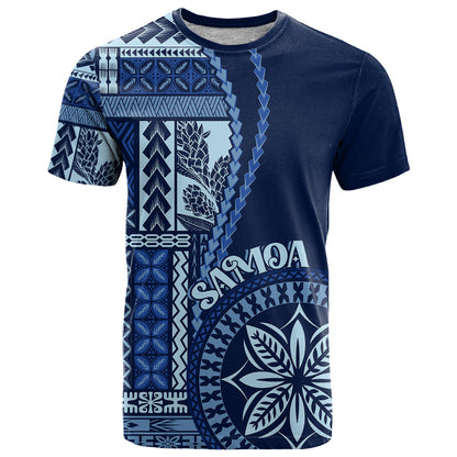 Samoa Siapo Motif T-Shirt Classic Style - Bue Ver Graphic Tee