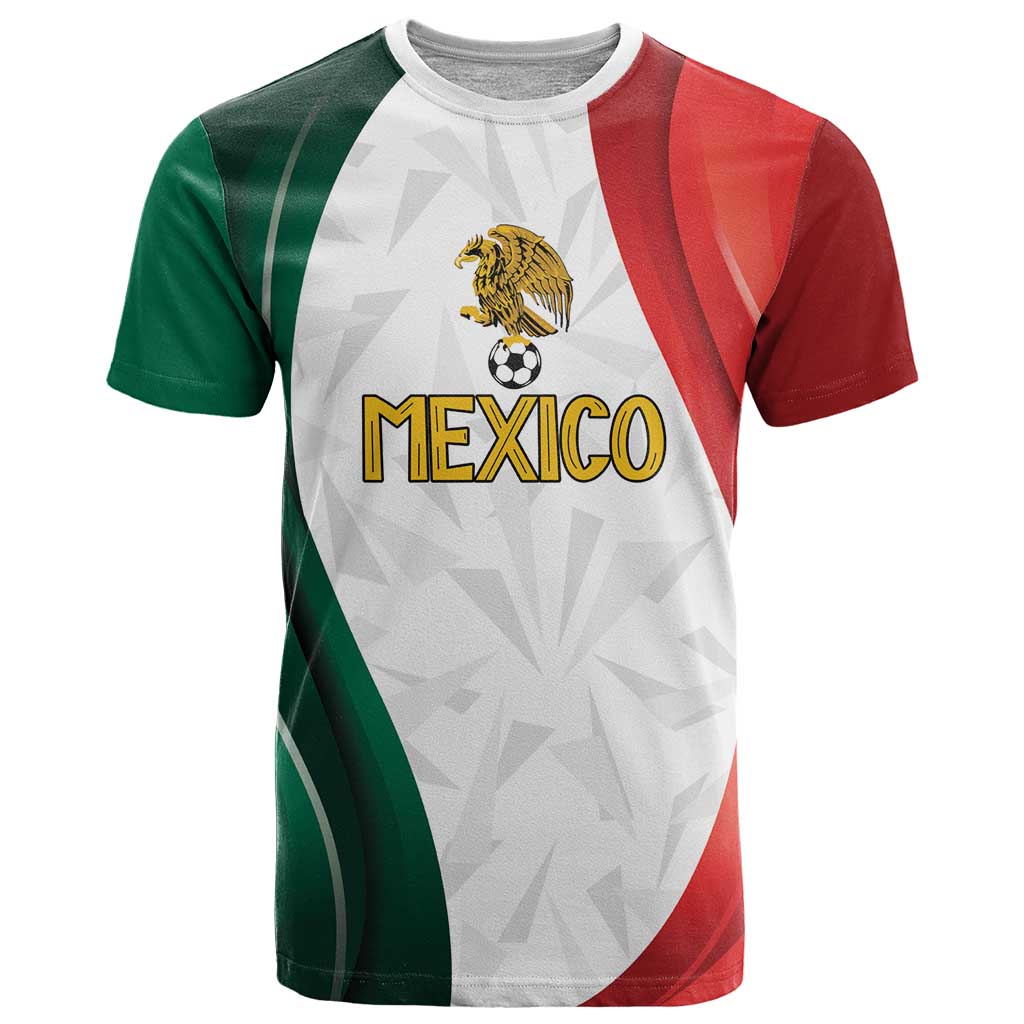 Custom Mexico Football T-Shirt El Tricolor Viva Champions Graphic Tee