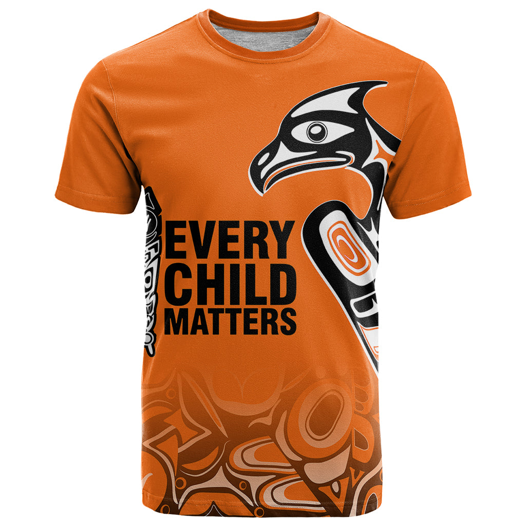 Canada Indigenous T-Shirt Aboriginal Bird Art - Every Child Matters Graphic Tee