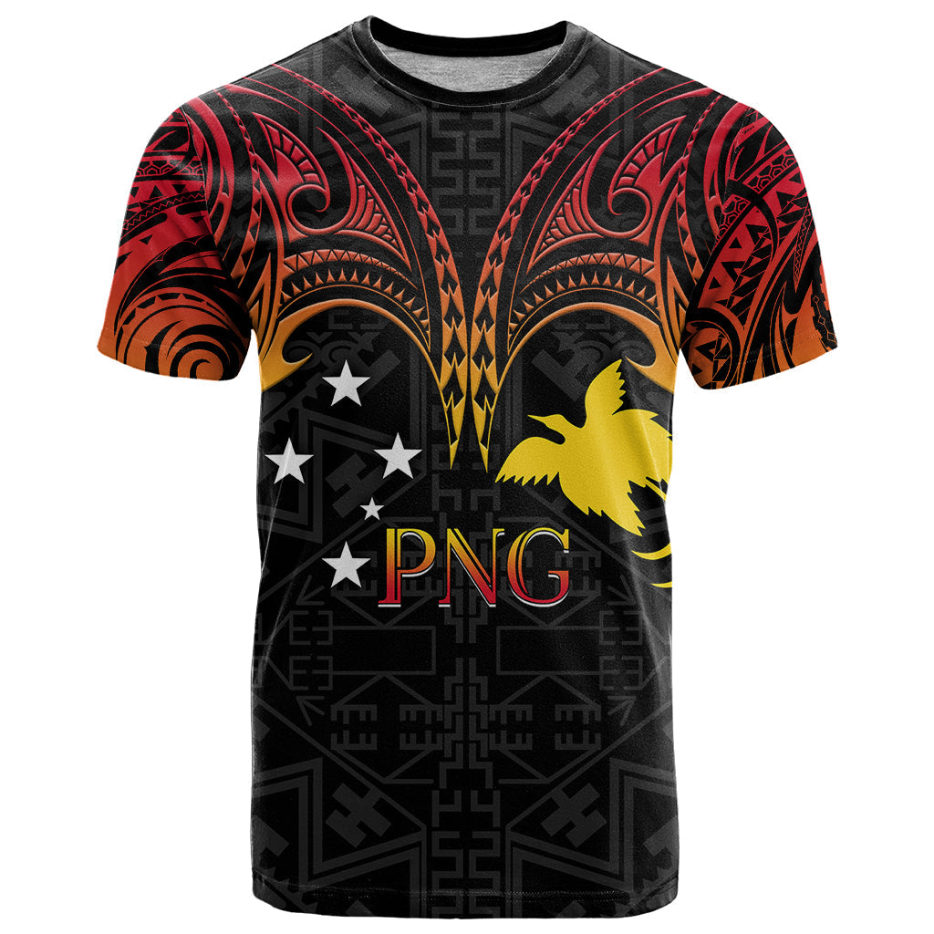 Papua New Guinea T-Shirt 48th Independence Anniversary Gradient Graphic Tee