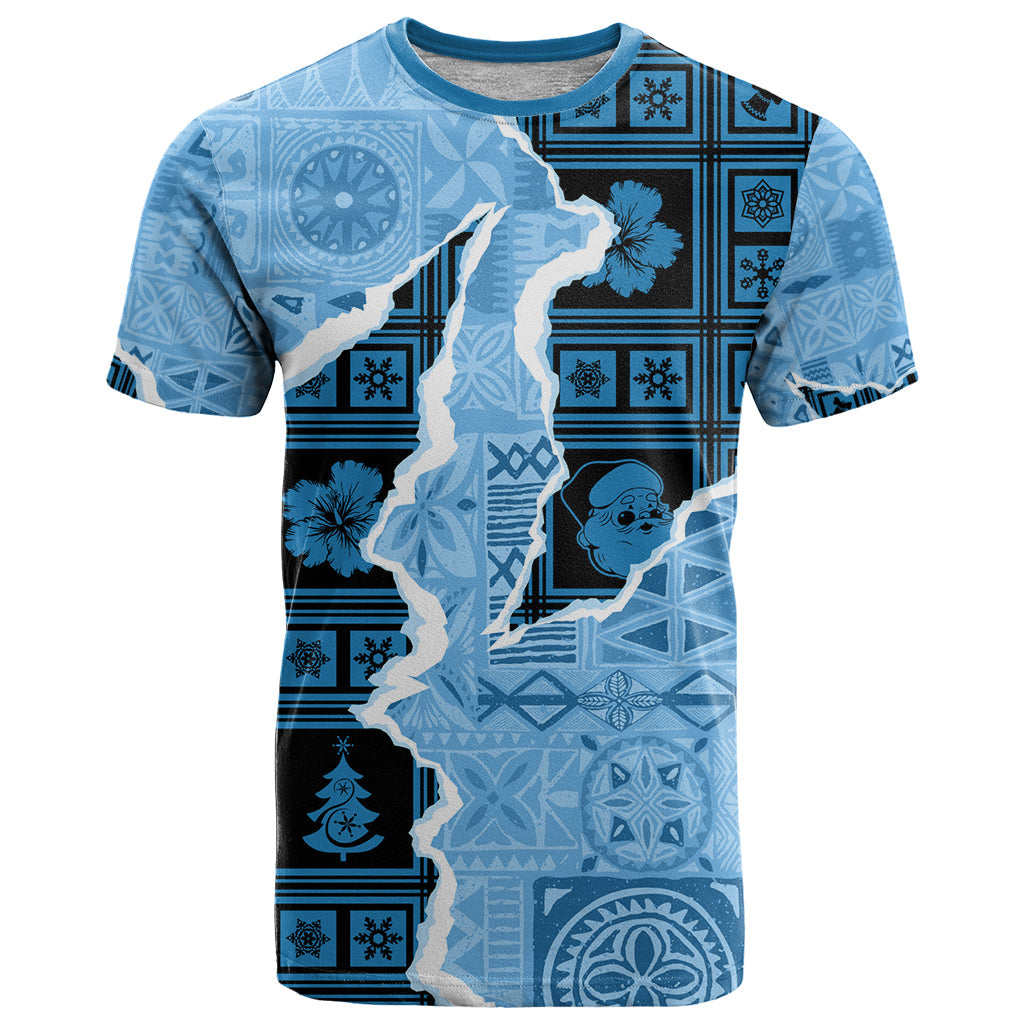 Bula Fiji Tapa Mix Christmas T-Shirt Vintage Style Graphic Tee