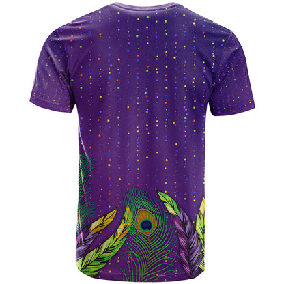 Mardi Gras Festive Confetti T-Shirt Graphic Tee