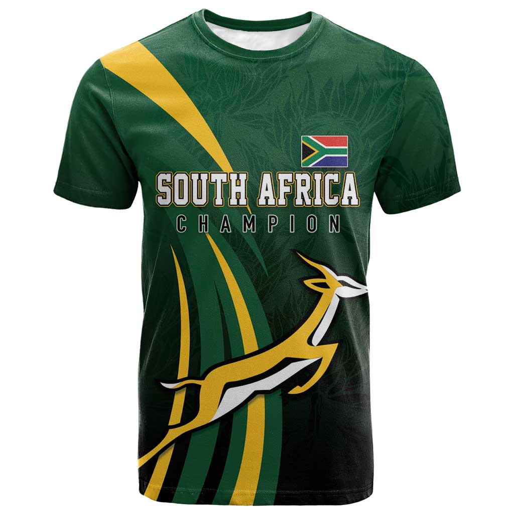 South Africa WC2026 Personalized T-Shirt Springboks Champion Graphic Tee