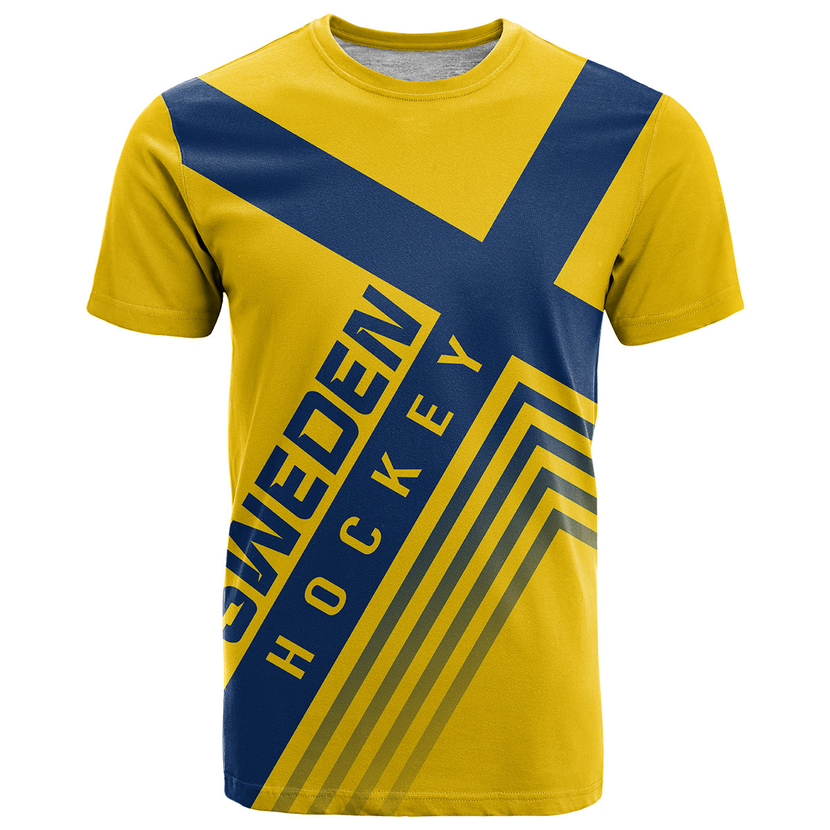 Sweden Ice Hockey Championship Three Crowns T-Shirt Graphic Tee