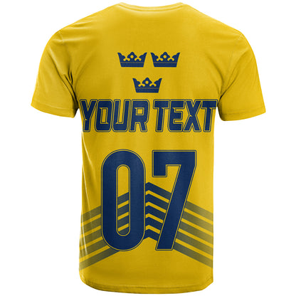 Sweden Ice Hockey Championship Three Crowns T-Shirt Graphic Tee