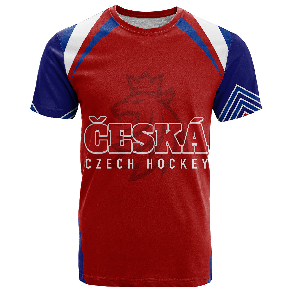 Czech Republic Ice Hockey Championship Lions T-Shirt Graphic Tee