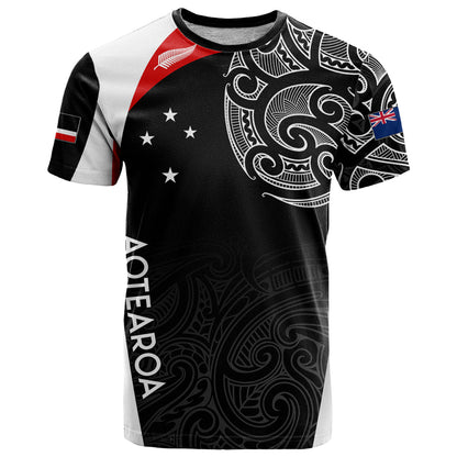 Personalised New Zealand Rugby T-Shirt Aotearoa World Cup Champions Graphic Tee