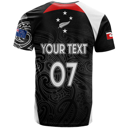Personalised New Zealand Rugby T-Shirt Aotearoa World Cup Champions Graphic Tee