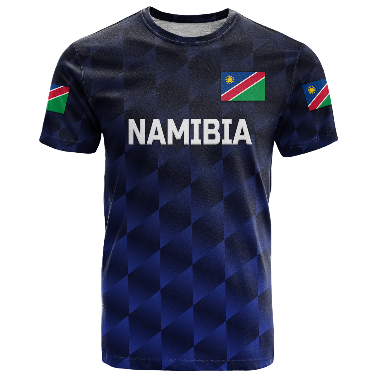 Custom Namibia Cricket T-Shirt Unique Style Navy Graphic Tee