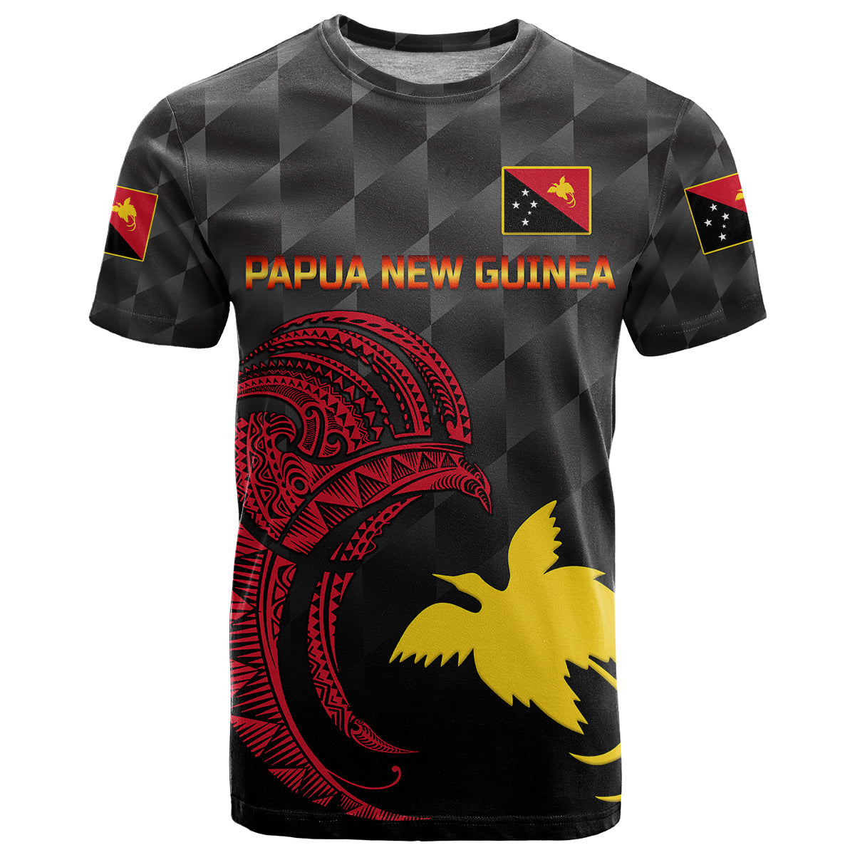 Custom Papua New Guinea Barramundis Cricket T-Shirt Birds Of Paradise Paradisaea Raggiana Original Black Graphic Tee