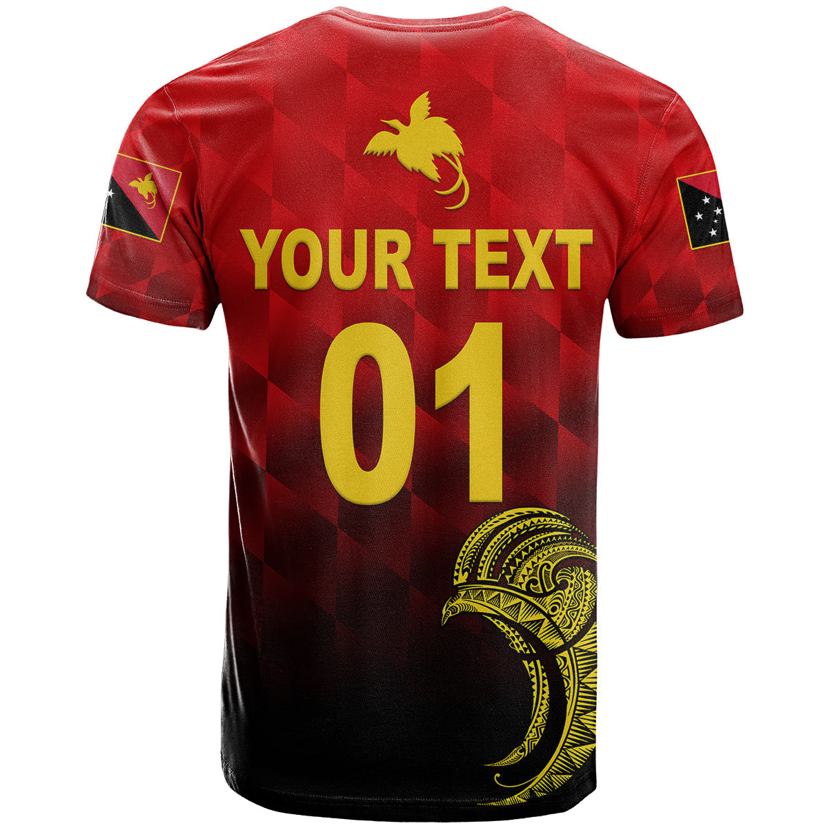 Custom Papua New Guinea Barramundis Cricket T-Shirt Birds Of Paradise Paradisaea Raggiana Original Red Graphic Tee