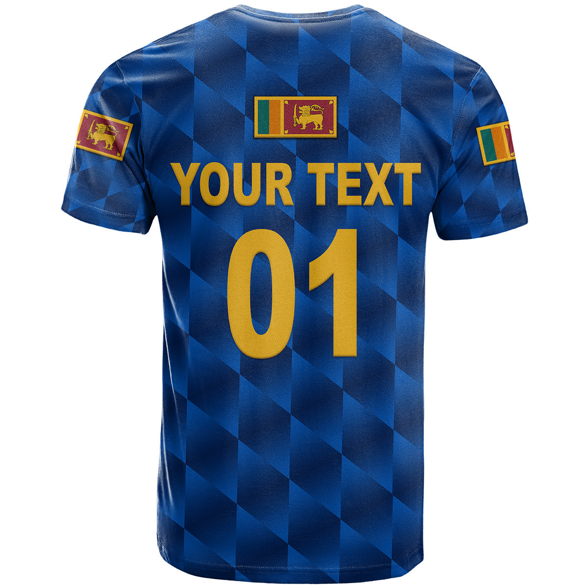 Custom Sri Lanka Cricket T-Shirt The Lions Unique Blue Graphic Tee