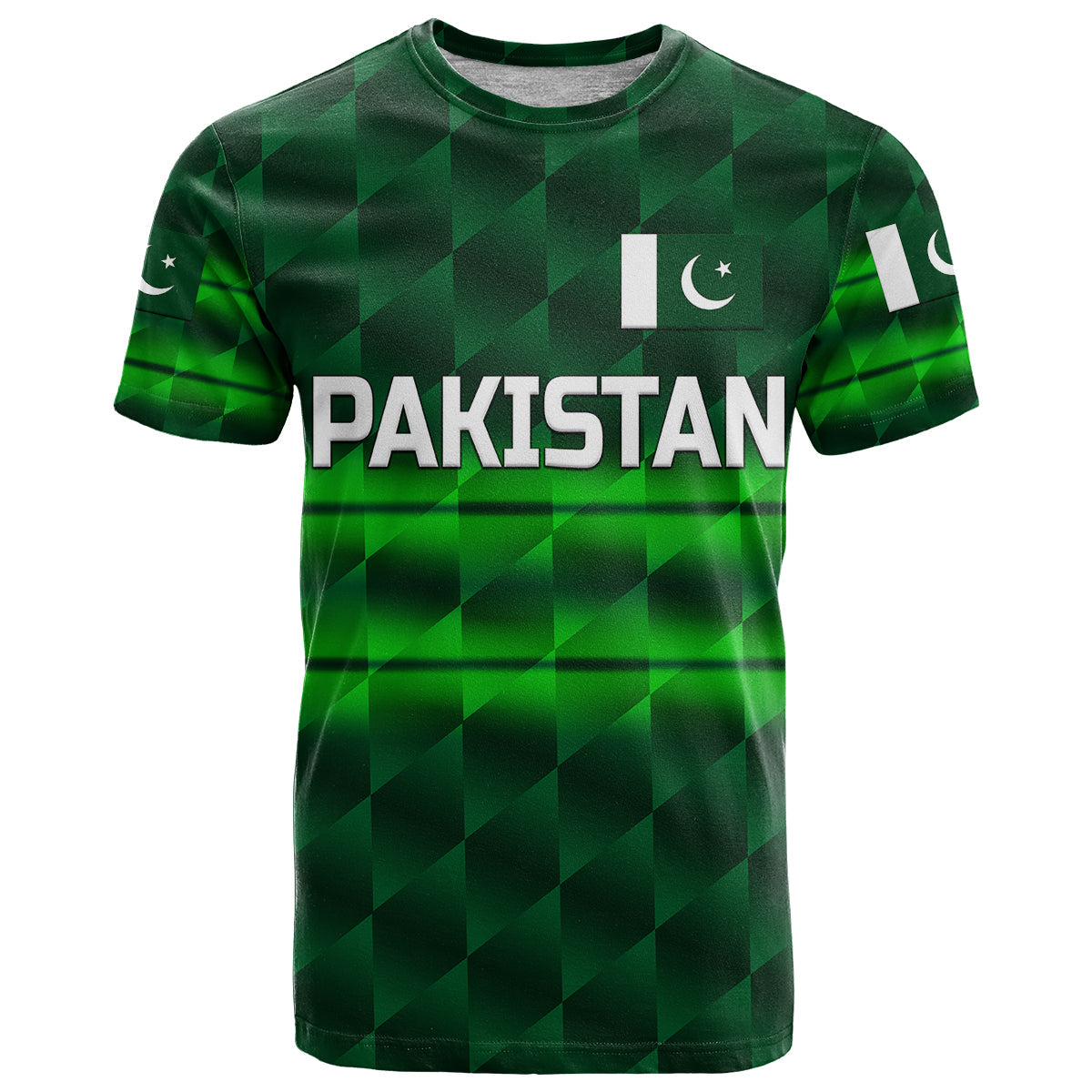 Custom Pakistan Cricket T-Shirt Pak Shaheens Unique Dark Green Graphic Tee