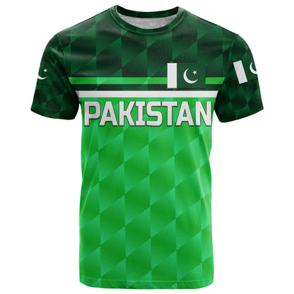 Custom Pakistan Cricket T-Shirt Pak Shaheens Unique Green Graphic Tee