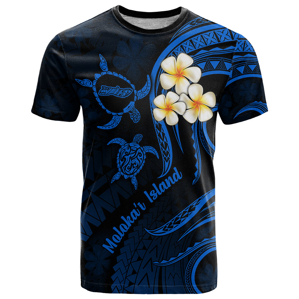 Hawaii T-Shirt Molokai Islands Polynesian Sunset Plumeria Blue Vibe Graphic Tee