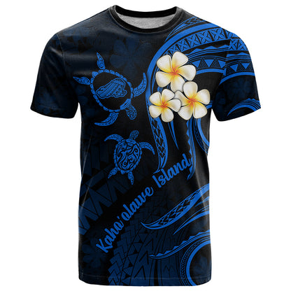 Hawaii T-Shirt Kahoolawe Islands Polynesian Sunset Plumeria Graphic Tee