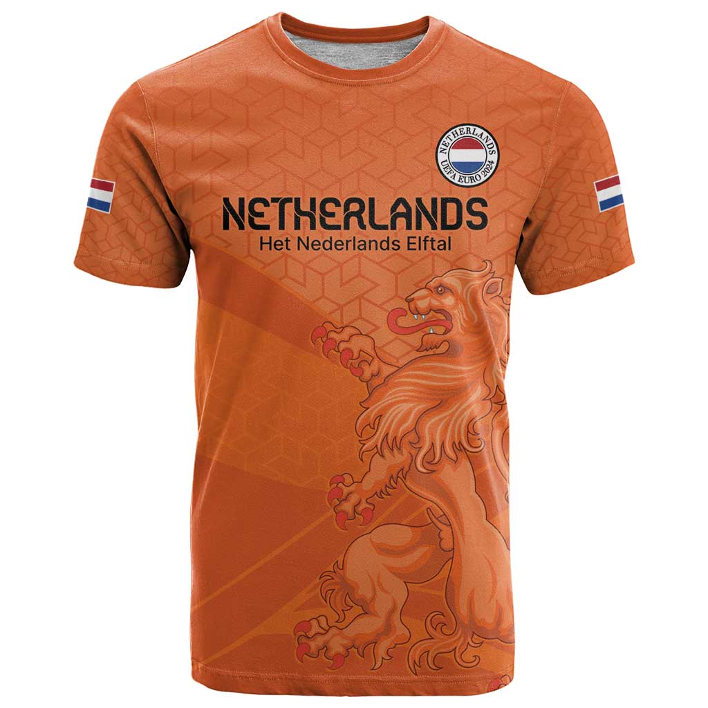 Custom Netherlands Oranje Football T-Shirt Come On Het Nederlands Elftal Graphic Tee