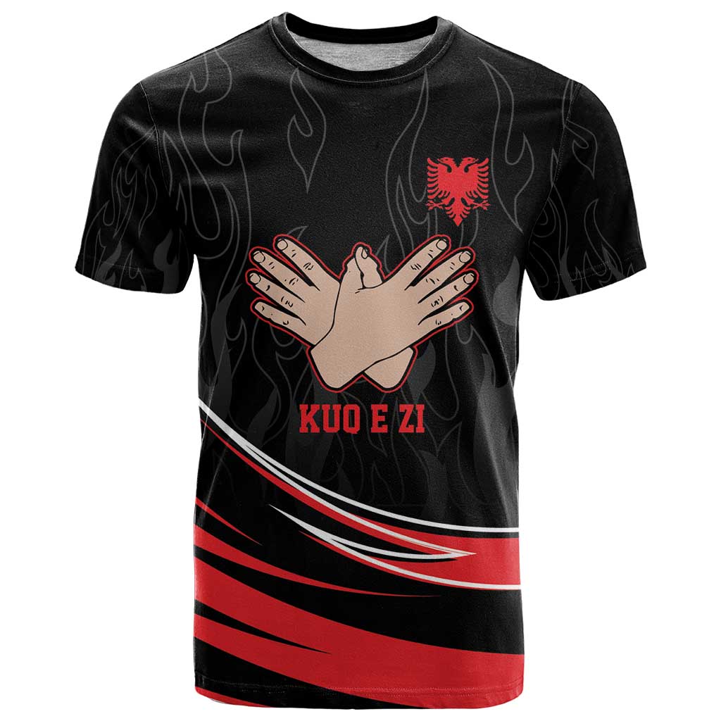 Personalized Shqipe Albania Nation Flag T-Shirt Kuq E Zi Tiranaproud Albanian Graphic Tee