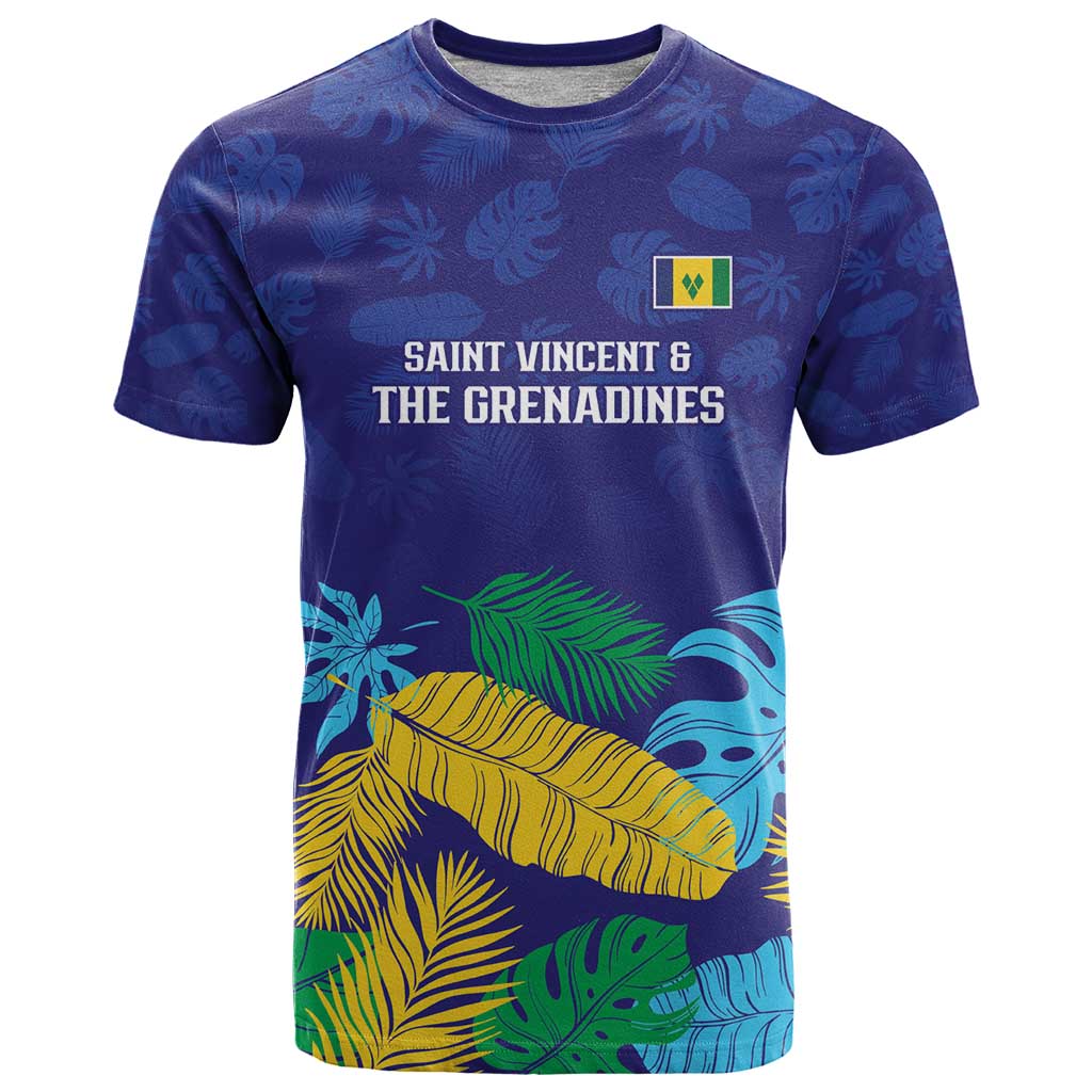 Custom Saint Vincent Land So Beautiful T-Shirt Tropical Vibes Graphic Tee