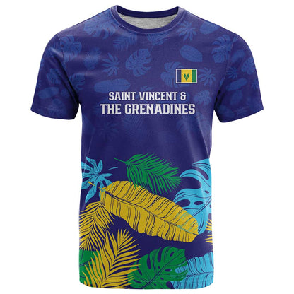 Custom Saint Vincent Land So Beautiful T-Shirt Tropical Vibes Graphic Tee