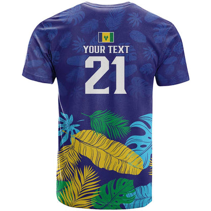 Custom Saint Vincent Land So Beautiful T-Shirt Tropical Vibes Graphic Tee