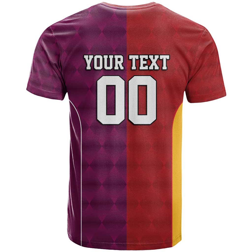 Custom British Lions Australia Queensland T-Shirt Sporty Style Graphic Tee