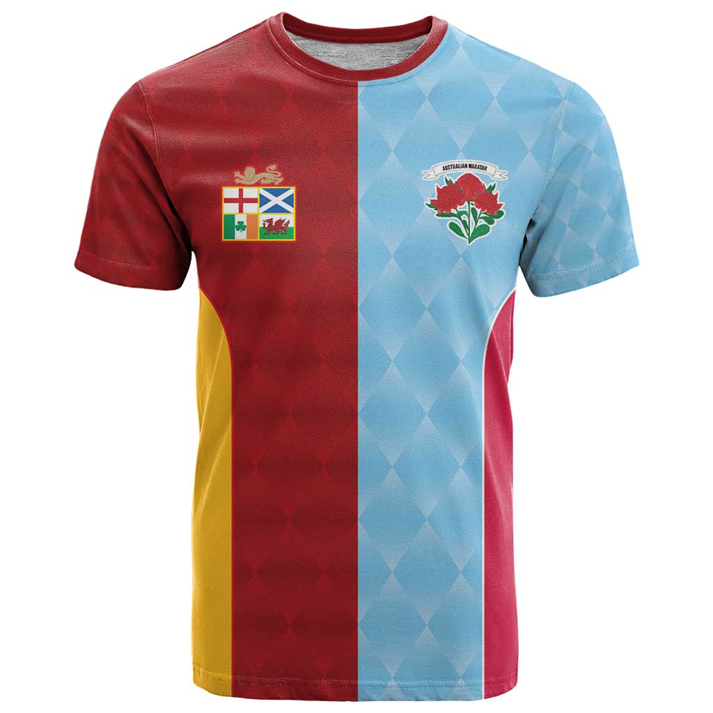 Custom British Lions Australia Waratahs T-Shirt Sporty Style Graphic Tee