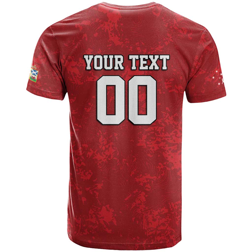 Custom British Lions-AUNZ T-Shirt Australia-New Zealand Indigenous Motif Graphic Tee