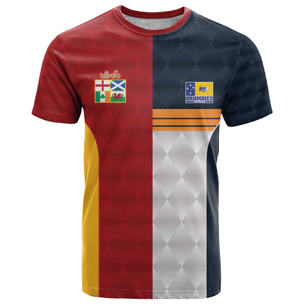 Custom British Lions Australia ACT T-Shirt Sporty Style Graphic Tee