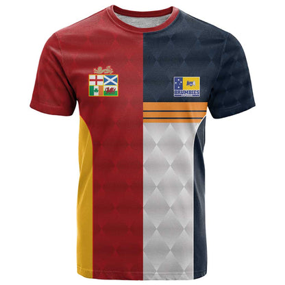 Custom British Lions Australia ACT T-Shirt Sporty Style Graphic Tee