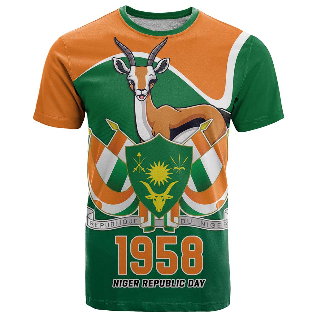 Niger Republic Day Personalized T-Shirt Fraternite Travail Progres Graphic Tee