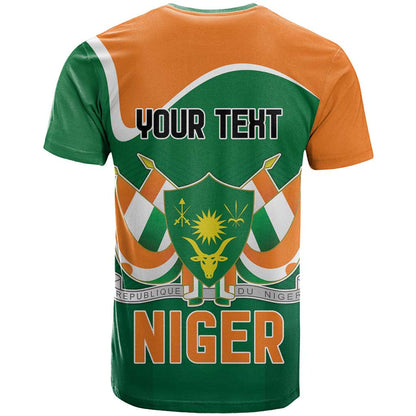 Niger Republic Day Personalized T-Shirt Fraternite Travail Progres Graphic Tee