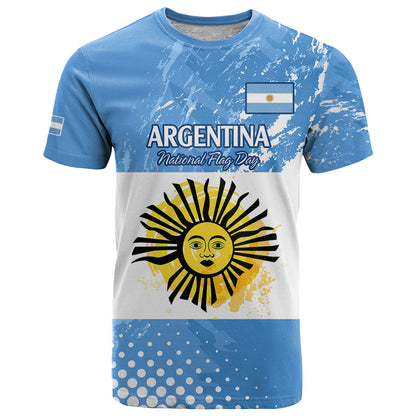 Argentina National Flag Day T-Shirt Da de la Bandera Nacional Graphic Tee