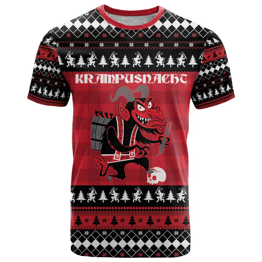 Merry Krampusnacht Personalized T-Shirt Austrian Bavaria Alpine Christmas Demons Graphic Tee