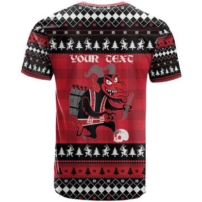 Merry Krampusnacht Personalized T-Shirt Austrian Bavaria Alpine Christmas Demons Graphic Tee