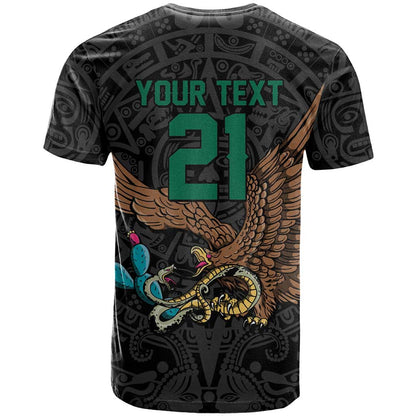 Black Mexico Aztec Custom T-Shirt Special Edition Heritage Graphic Tee