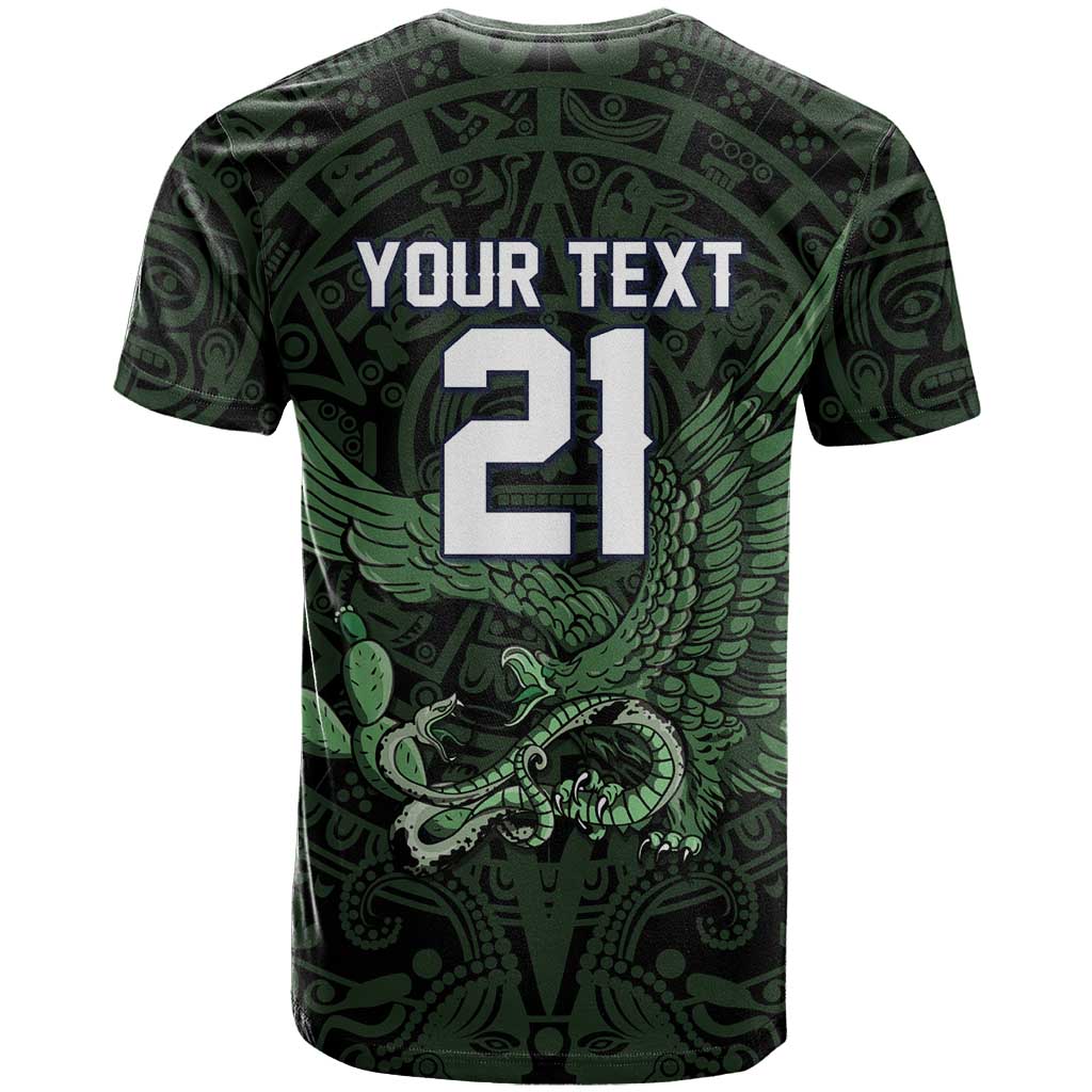 Green Mexico Aztec Custom T-Shirt Special Edition Heritage Graphic Tee